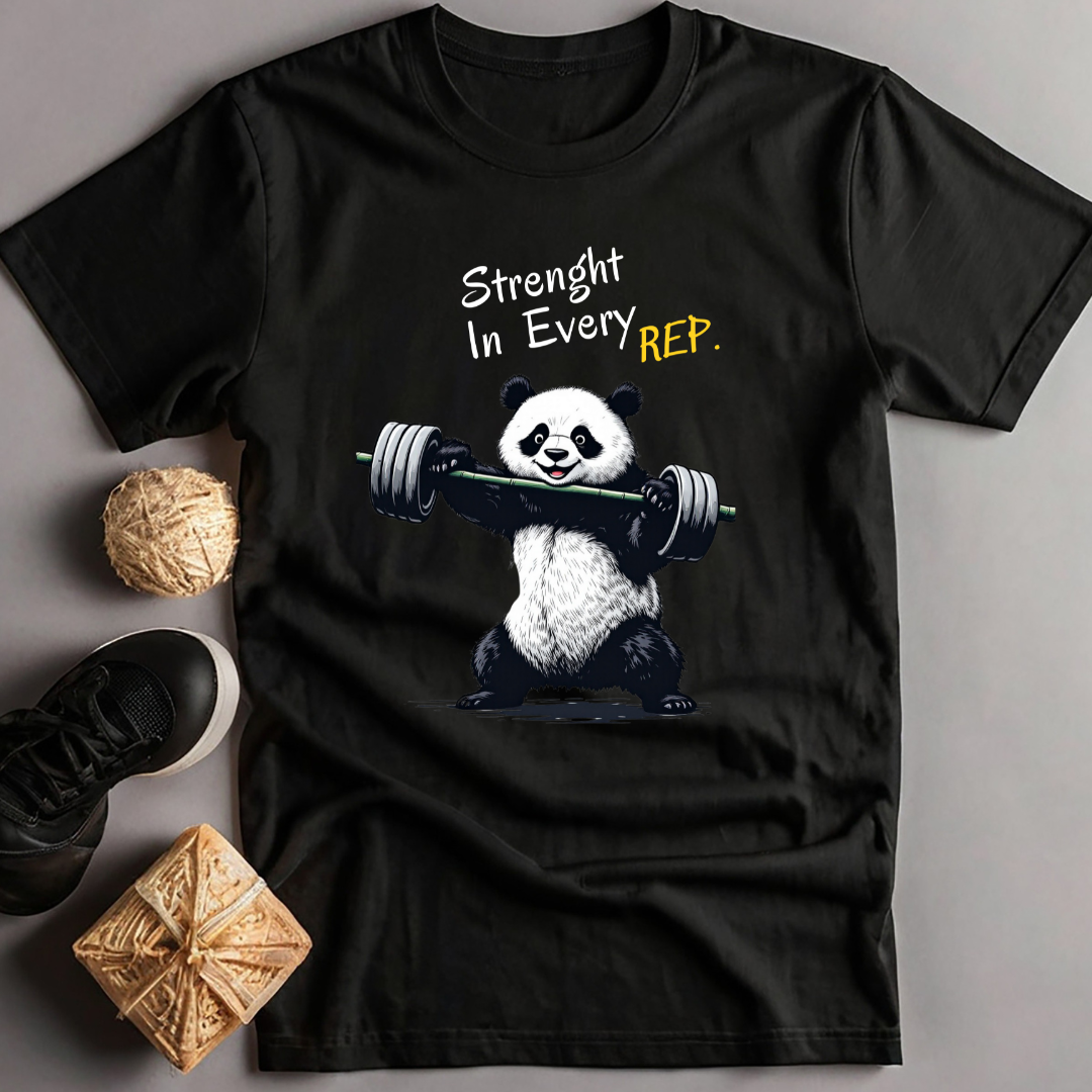 Panda Workout Classic GYM T-Shirt