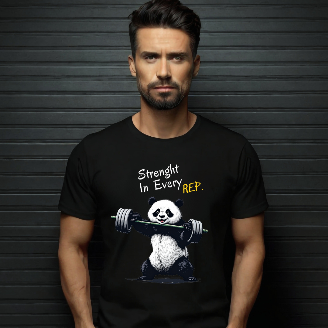 Panda Workout Classic GYM T-Shirt