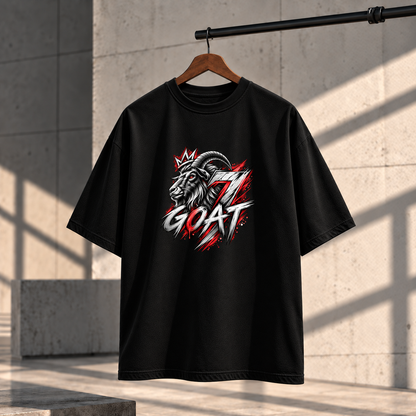 NO. 7  G.O.A.T Oversized T-Shirt