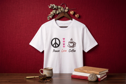 Peace Love & Coffee T-Shirt