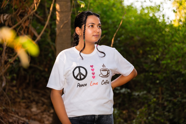 Peace Love & Coffee T-Shirt